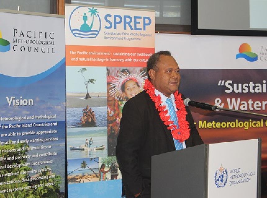 Hon. Samuel Manetoali, Minister of Environment, Climate Change, Disaster Management and Meteorology, Government of Solomon Islands