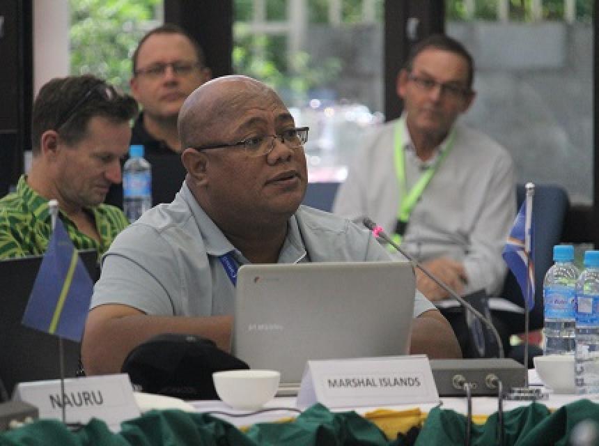 Reginald White Marshall Islands National Weather Services Director
