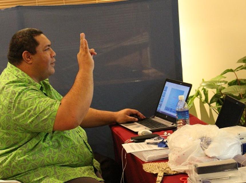 Sunny Seuseu of SPREP