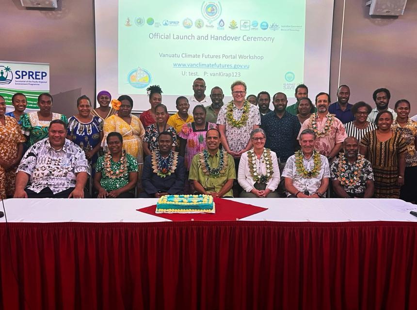 VanKIRAP Official Launch of the Vanuatu Climate Futures Portal